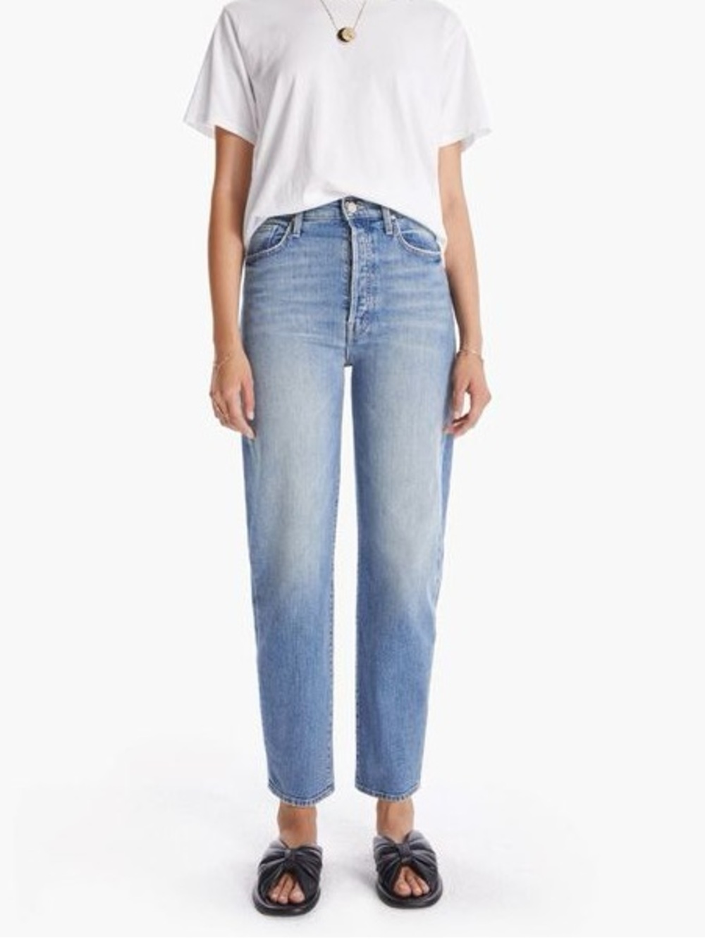 Mother The Curbside Ankle Jeans in Secret Sister